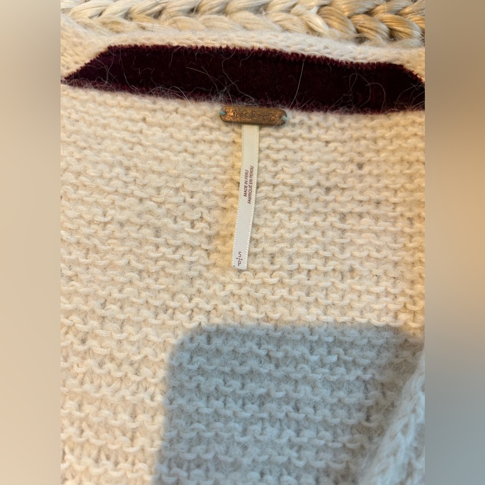 Cream Alpaca wool sweater